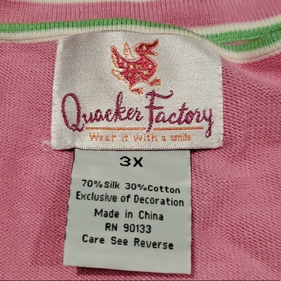 Quacker Factory 3X Twin Set Sweater - Picture 5 of 5